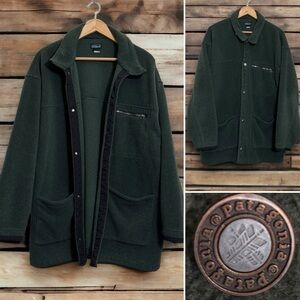 Vintage Patagonia Fleece Chore Jacket Barn Coat Size Large 1996 Style 25032 USA